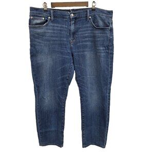 Lucky Brand Mens 40x30 221 Straight Jeans Blue Denim Cotton Blend Classic Fit